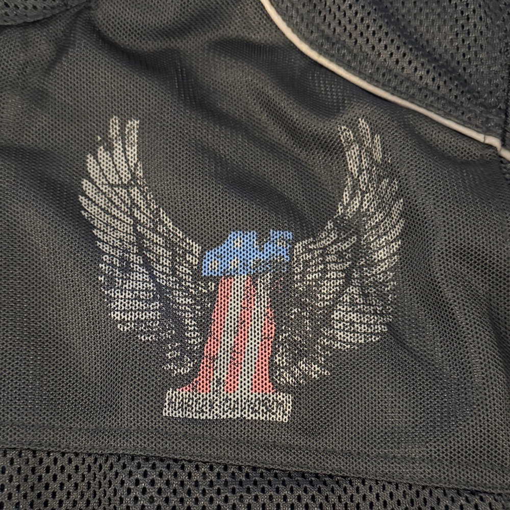 Harley-Davidson Black Mesh Bomber Jacket - Picture 2 of 6